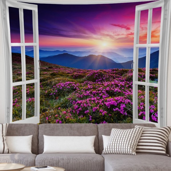 Sea Flowers - 200*145cm - Printed Tapestry