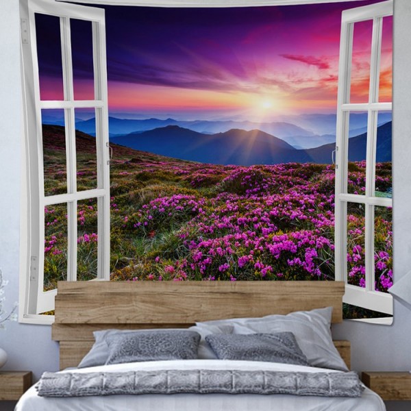 Sea Flowers - 200*145cm - Printed Tapestry