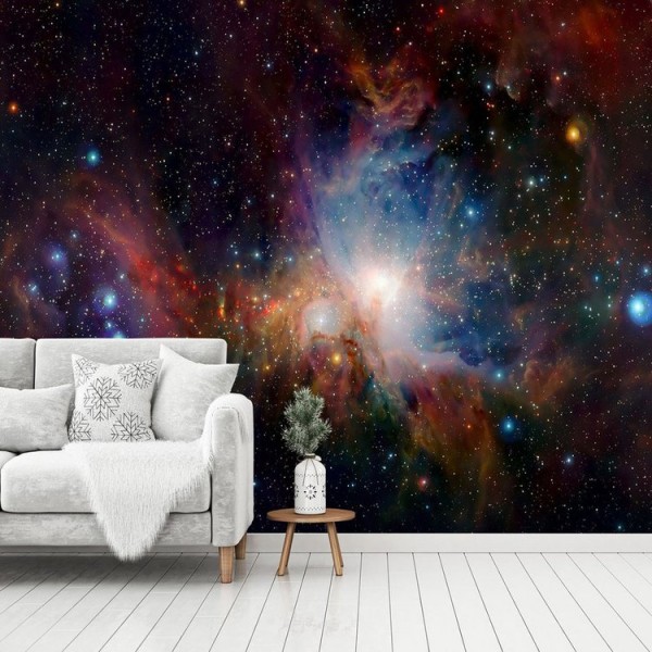 Dark Starry Sky - 200*145cm - Printed Tapestry