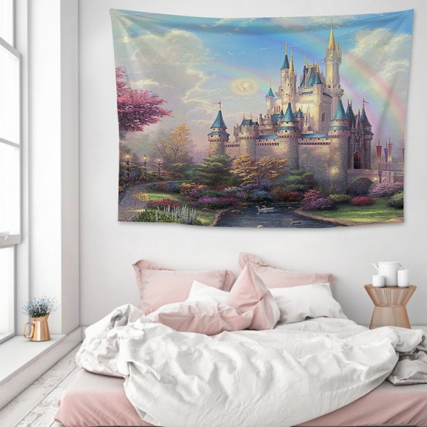 Fantasy Castle - 200*145cm - Printed Tapestry