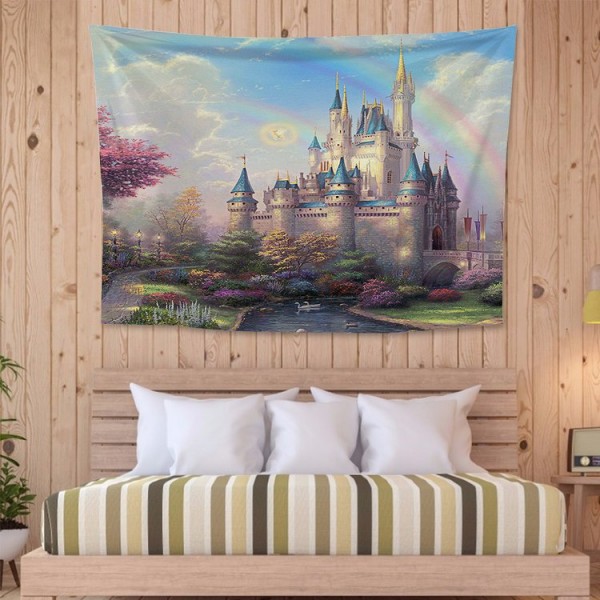 Fantasy Castle - 200*145cm - Printed Tapestry