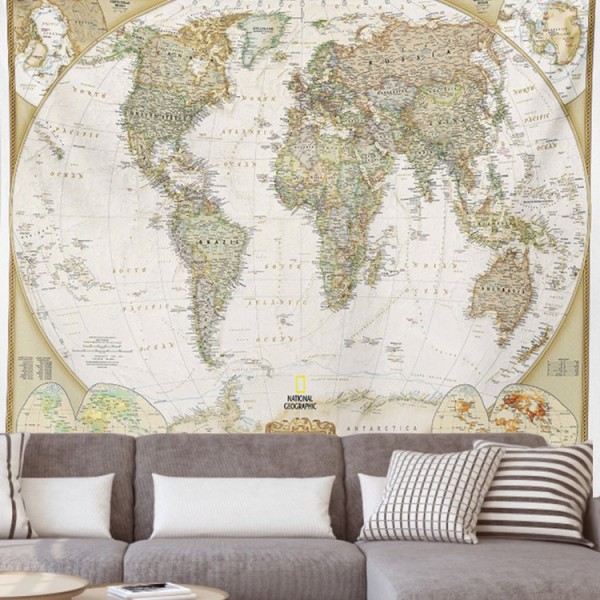 World Map - 200*145cm - Printed Tapestry