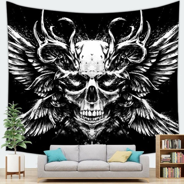 Wing Skul - 200*145cm - Printed Tapestry