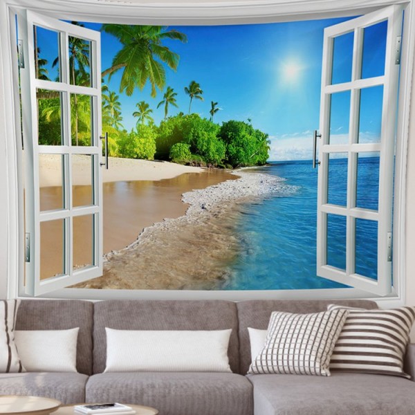 Window - 200*145cm - Printed Tapestry