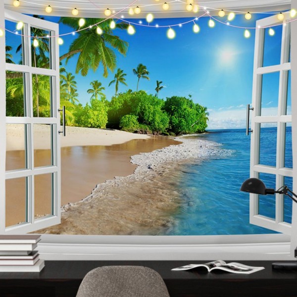 Window - 200*145cm - Printed Tapestry