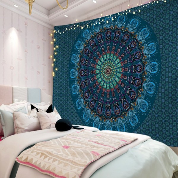 Blue Mandala - 200*145cm - Printed Tapestry