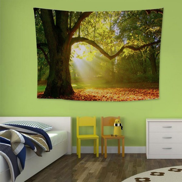 Tree Sun  Camp - 200*145cm - Printed Tapestry