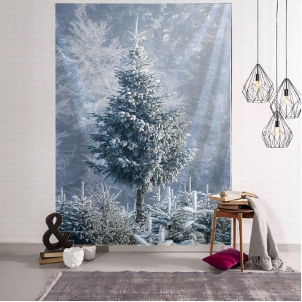 Trees in Snow - 200*145cm - Printed Tapestry