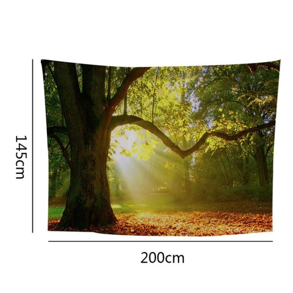 Tree Sun  Camp - 200*145cm - Printed Tapestry