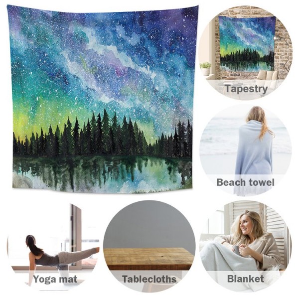 Forest Landscape - 200*145cm - Printed Tapestry