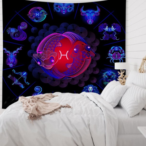 12 Constellations - 200*145cm - Printed Tapestry