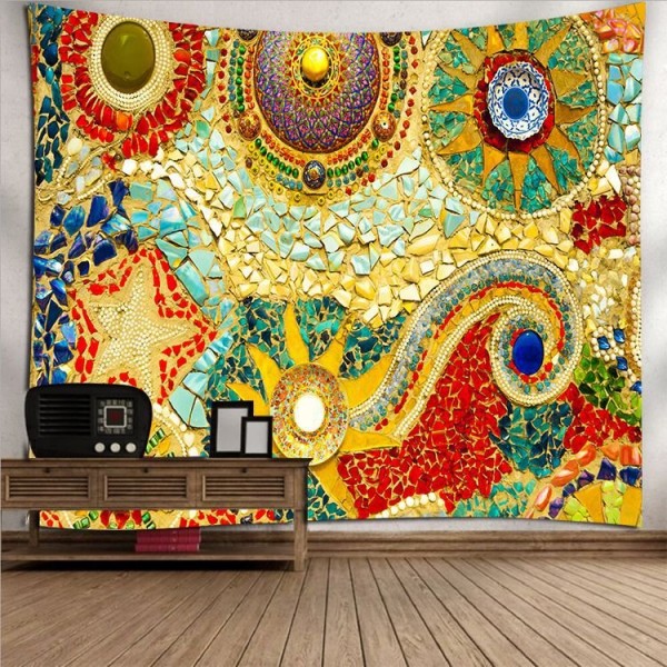 Psychedelic Planet - 200*145cm - Printed Tapestry