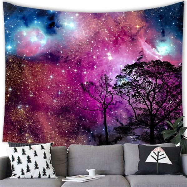 Starry Sky Tree - 200*145cm - Printed Tapestry