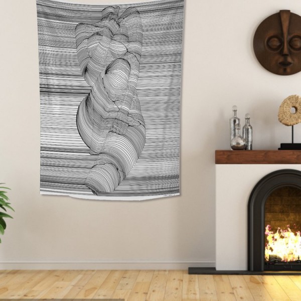 Body Line - 145*200cm - Printed Tapestry
