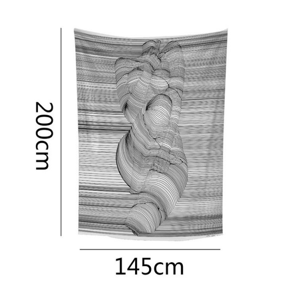 Body Line - 145*200cm - Printed Tapestry