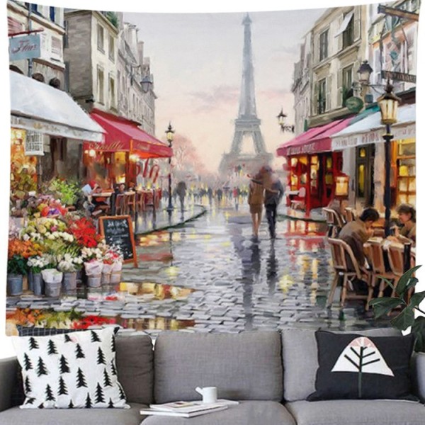 Paris Street - 145*130cm - Printed Tapestry