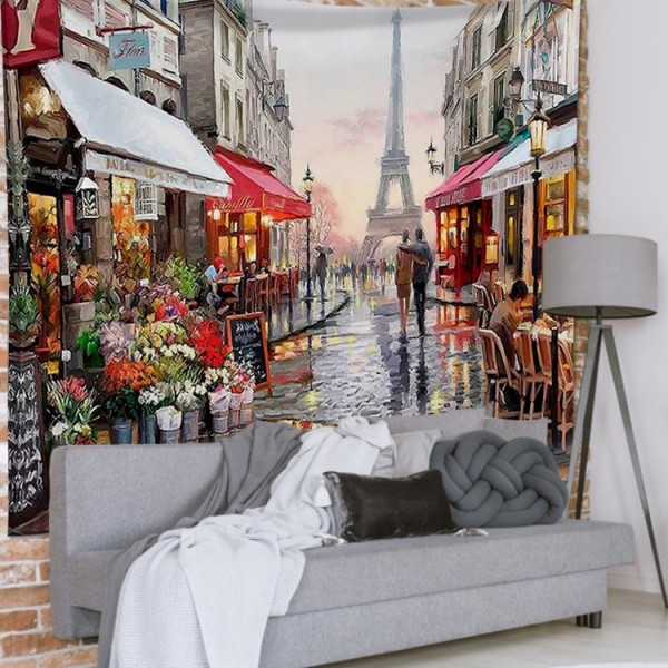 Paris Street - 145*130cm - Printed Tapestry