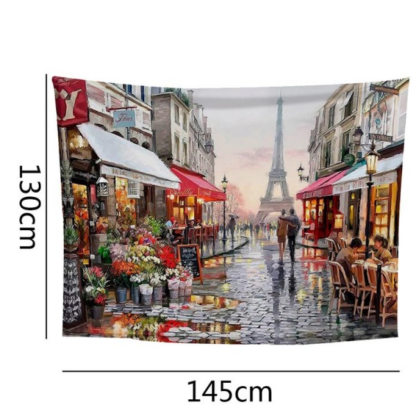 Paris Street - 145*130cm - Printed Tapestry