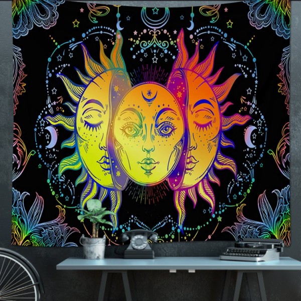 Sun Moon - 145*130cm - Printed Tapestry