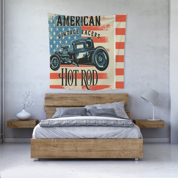 Car Model - 145*130cm - Printed Tapestry