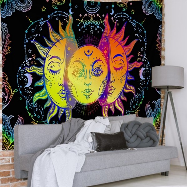 Sun Moon - 145*130cm - Printed Tapestry