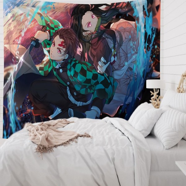 Japanese Anime - 145*130cm - Printed Tapestry