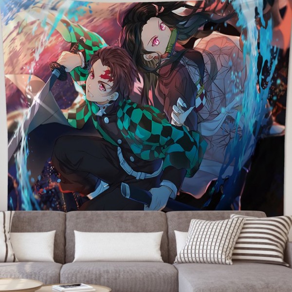 Japanese Anime - 145*130cm - Printed Tapestry