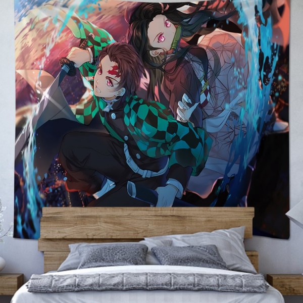 Japanese Anime - 145*130cm - Printed Tapestry