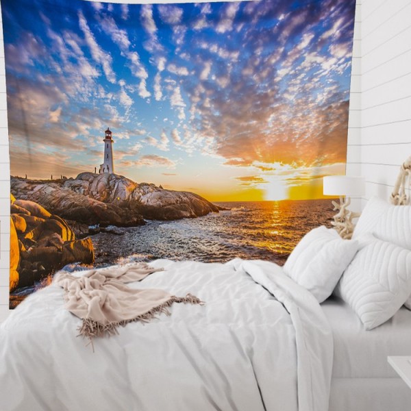 Lighthouse - 145*130cm - Printed Tapestry