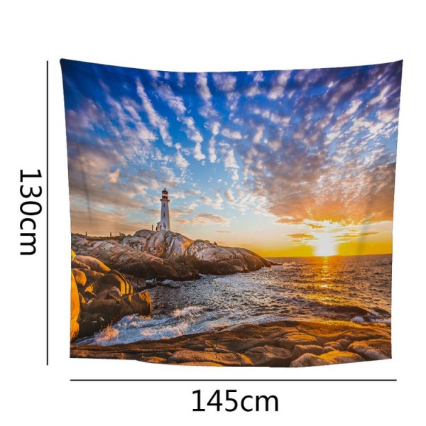 Lighthouse - 145*130cm - Printed Tapestry