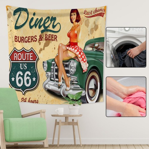 Car Model - 145*130cm - Printed Tapestry