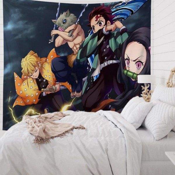 Japanese Anime - 145*130cm - Printed Tapestry