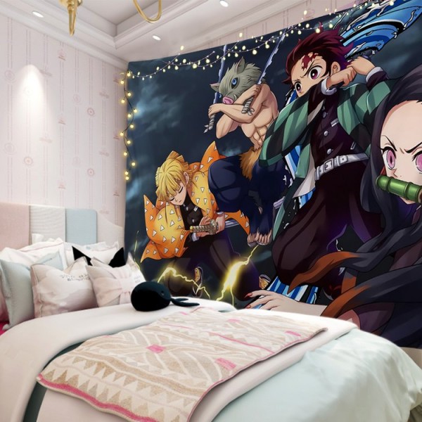 Japanese Anime - 145*130cm - Printed Tapestry