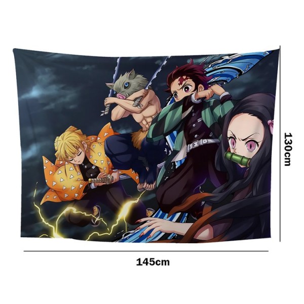 Japanese Anime - 145*130cm - Printed Tapestry