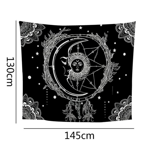 Sun Moon - 145*130cm - Printed Tapestry