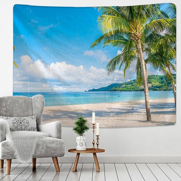 Seaside Scenery - 145*130cm - Printed Tapestry