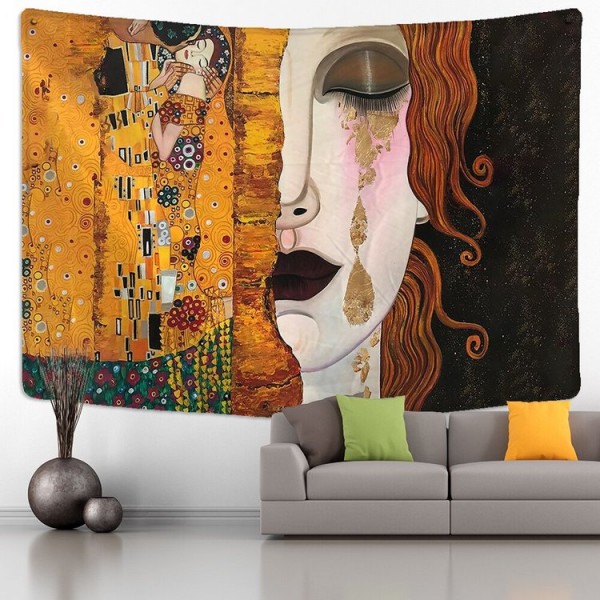 Woman Face - 145*130cm - Printed Tapestry