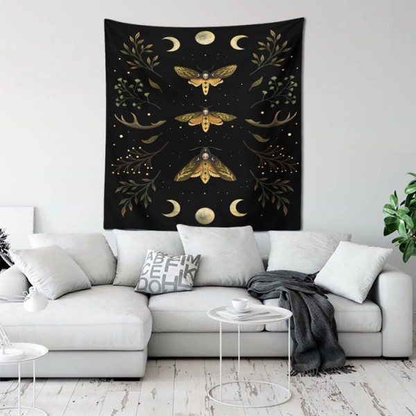 Moth - 145*130cm - Printed Tapestry