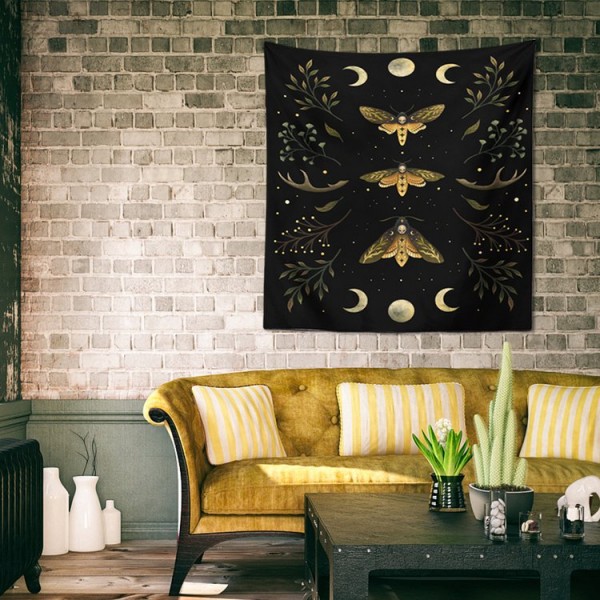 Moth - 145*130cm - Printed Tapestry