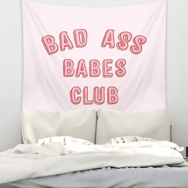Pink Letter - 145*130cm - Printed Tapestry