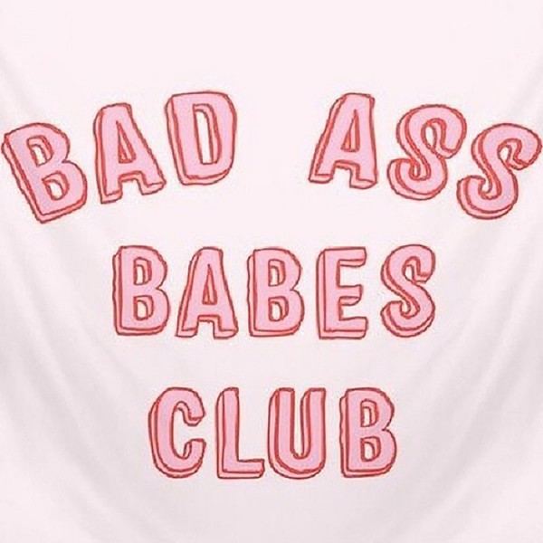 Pink Letter - 145*130cm - Printed Tapestry