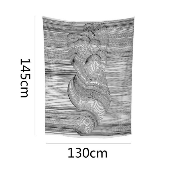 Body Line - 130*145cm - Printed Tapestry