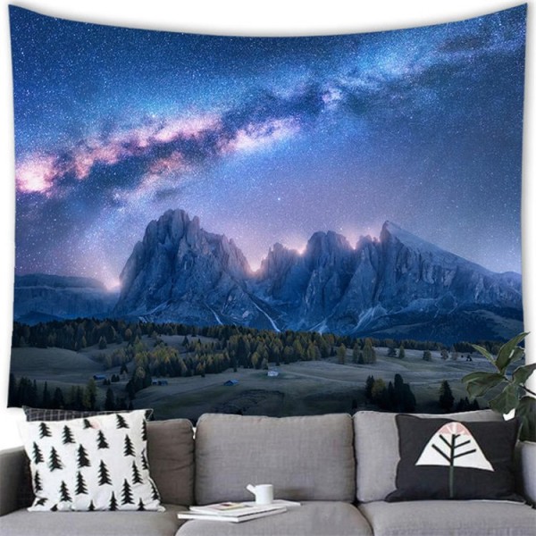 Starry Mountain - 145*130cm - Printed Tapestry