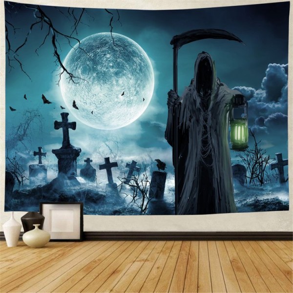 Graveyard Death  - 145*130cm - Printed Tapestry