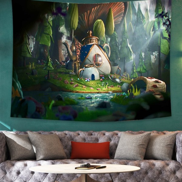 House - 145*130cm - Printed Tapestry