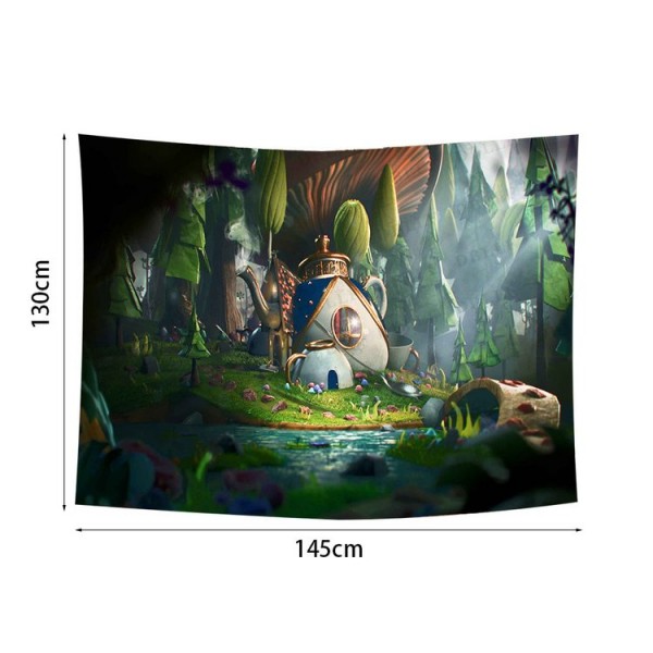 House - 145*130cm - Printed Tapestry