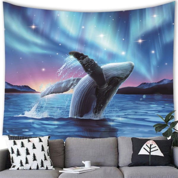 Whale - 145*130cm - Printed Tapestry