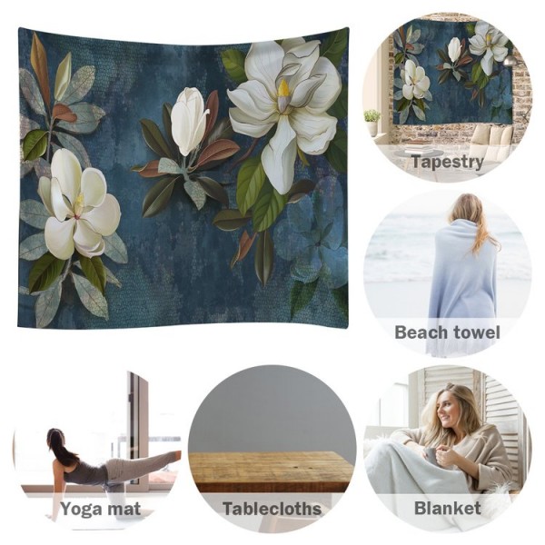 Flower - 145*130cm - Printed Tapestry