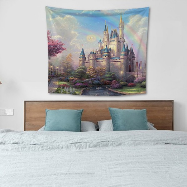 Fantasy Castle - 145*130cm - Printed Tapestry