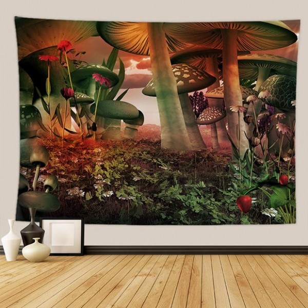 Mushroom - 145*130cm - Printed Tapestry